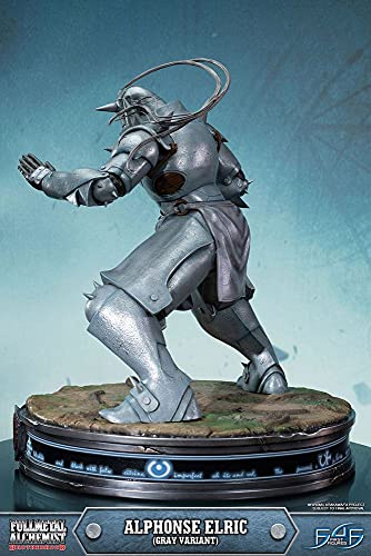 First 4 Figures Estatua Alphonse Elric 55 cm. Fullmetal Alchemist. Versión Color Gris