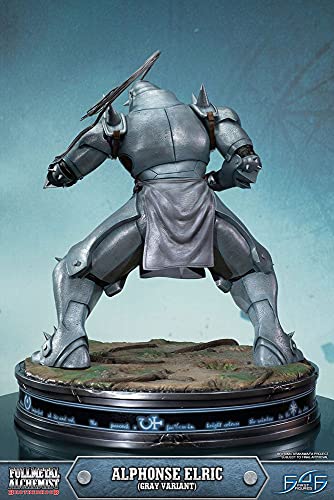 First 4 Figures Estatua Alphonse Elric 55 cm. Fullmetal Alchemist. Versión Color Gris