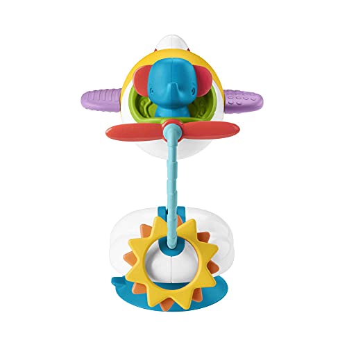 Fisher-Price Avión Activity Que se Puede morder, Juego para la Trona, Regalo para bebés a Partir de 3 Meses (Mattel GWW53)