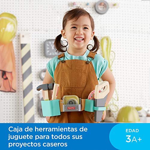 Fisher-Price DIY Caja de herramientas, juguetes construcción niños +3 años (Mattel GGT60)