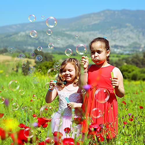 FORMIZON Pompas de Jabón, 48 Piezas Varita de Burbuja, Pomperos de Jabón Varita de Burbuja, Tubos para Crear Burbujas de Jabon para Bodas, Bautizos, Cumpleaños, Juguetes Regalos para Niños y Niñas