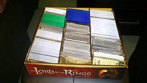 FSSS Ltd Caja de almacenamiento de MDF para tarjetas de comercio YU-GI-OH POKEMON JUEGO DE CARTAS COMERCIALES JUEGO DE CARTAS, Insertar, Organizador, Madera, Compartimento, Divisores LCG, TCG