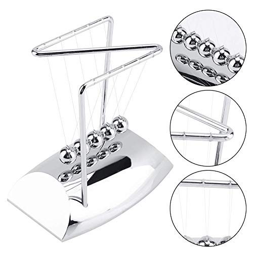 FTVOGUE Newton's Cradle Balance Steel Balls Physics Science Pendulum Steel Ball Escritorio Adornos Juguete