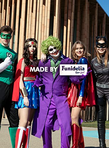 Funidelia | Abrigo de Bane - Batman para hombre ▶ Superhéroes, DC Comics, Villanos, El Caballero Oscuro - Disfraces para adultos, accesorios para Fiestas, Carnaval y Halloween - Talla M-L - Marrón