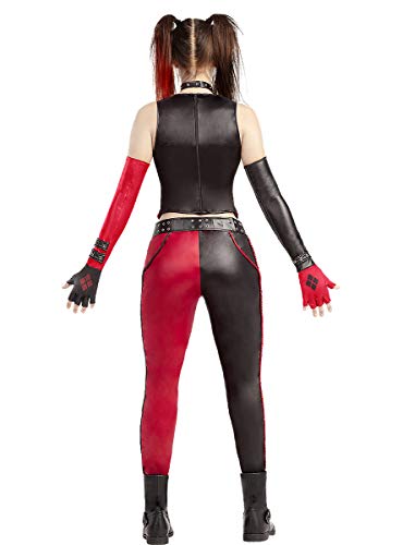 Funidelia | Disfraz de Harley Quinn - Arkham City Oficial para Mujer Talla L ▶ Superhéroes, DC Comics, Suicide Squad, Villanos - Color: Negro - Licencia: 100% Oficial