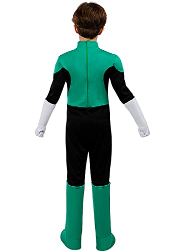 Funidelia | Disfraz Linterna Verde para niño ▶ Superhéroes, DC Comics, Green Lantern - Disfraz para niños y divertidos accesorios para Fiestas, Carnaval y Halloween - Talla 3-4 años - Verde