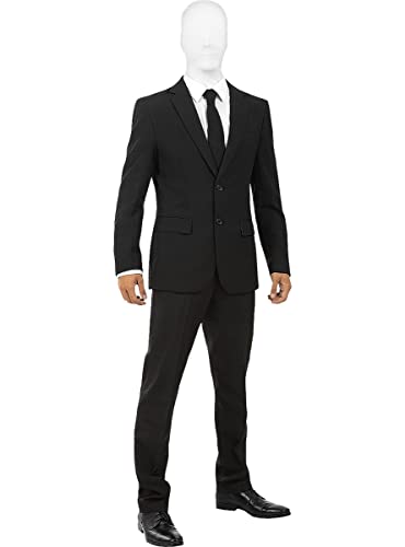 Funidelia | Máscara Slenderman Blanca para Hombre y Mujer ▶ Películas de Miedo, Halloween, Terror - Color: Blanco, Accesorio para Disfraz - Divertidos Disfraces y complementos