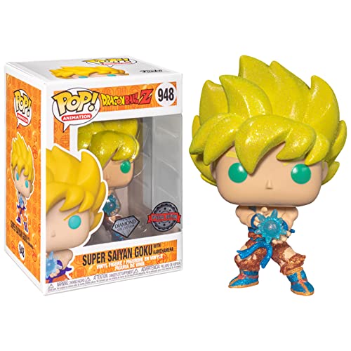 Funko Pop Figuras Dragon Ball Z Super Sayian Goku Kamehameha #948 – Funko Pop Exclusive Diamond Collection Edition