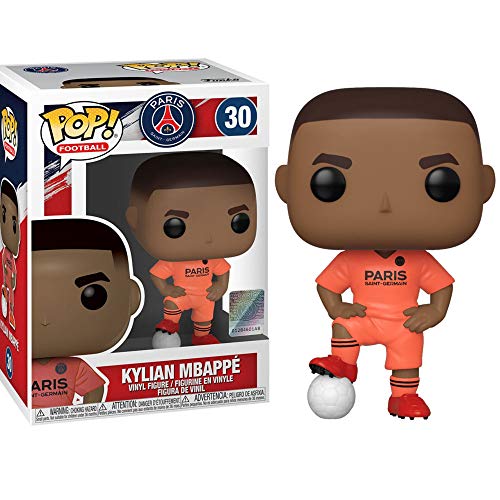 Funko - Pop! Football: PSG - Kylian Mbappé (Away Kit) Figura De Vinil, Multicolor (42795)