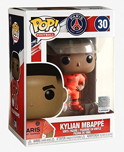 Funko - Pop! Football: PSG - Kylian Mbappé (Away Kit) Figura De Vinil, Multicolor (42795)