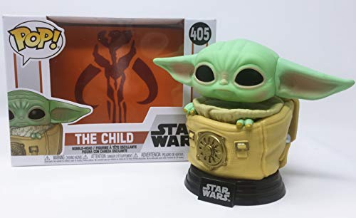 Funko- Pop Star Wars The Mandalorian-Child w/Bag Figura coleccionable, Multicolor (50963)