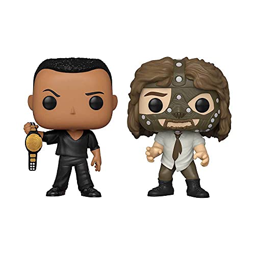 Funko POP! WWE: The Rock vs. Mankind (2 Pack) - Walmart Exclusive