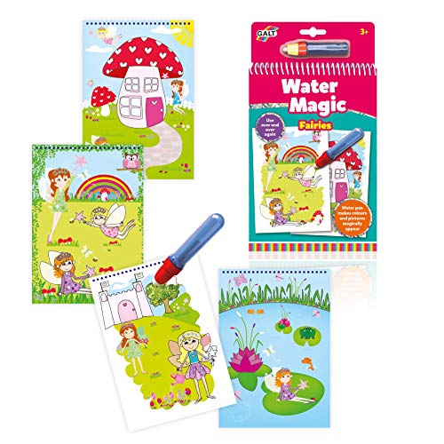 Galt Toys - Water Magic Hadas, Libreta para colorear para niños a partir de 3 años