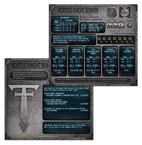 Games Workshop Acastus Knight Command Terminal Pack (English)