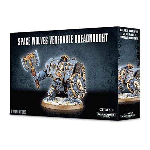 Games Workshop-Kit de plástico Space Wolves Venerable Dreadnought (99120101218)