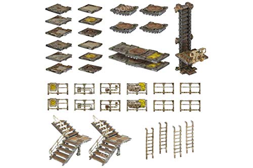 Games Workshop Necromunda - Zone Mortalis - Platforms and Stairs