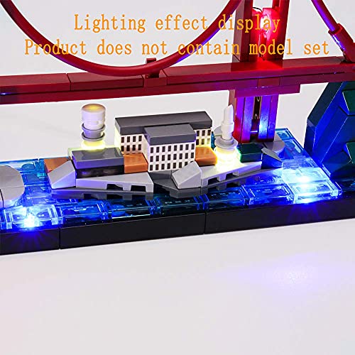 GEAMENT Conjunto de Luces LED para Architecture San Francisco - Compatible con Lego 21043 de Bloques de construcción (Juego Lego no Incluido) (con Instrucciones)