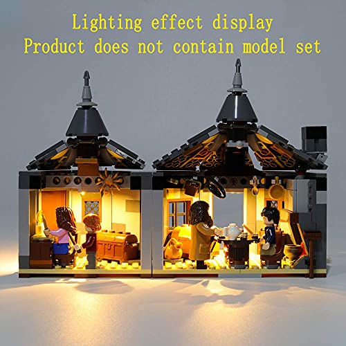 GEAMENT Kit de Luces LED para Cabaña de Hagrid Rescate de Buckbeak (Hagrid's Hut Buckbeak's Rescue) - Compatible con Harry Potter Lego 75947 (Juego Lego no Incluido) (con Instrucciones)