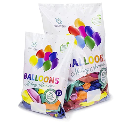 Globos de fiesta Premium de 100% LÁTEX NATURAL Perfecto para cumpleaños, bodas y bautizos de niños.