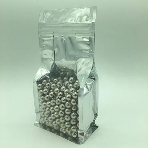 GM&BW 400 Tirachinas Bolas Acero 10mm para Catapulta Munición o Airsoft Rifle de Tirachinas,Bolas Rodamiento,Niquelado por Antióxido, Embalaje Resellable