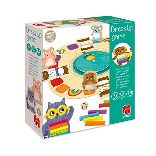 Goula - Dress up game, Juego de mesa preescolar de tablero a partir de 3 años