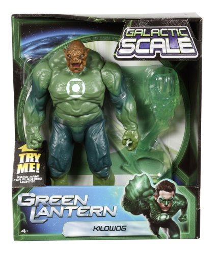 Green Lantern T7827 - Figura de acción con Arma Luminosa, 25 cm