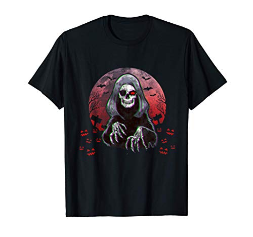 Grim Reaper Angel Of Death Halloween Horror Camiseta