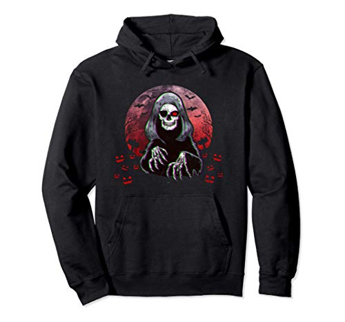 Grim Reaper Angel Of Death Halloween Horror Sudadera con Capucha