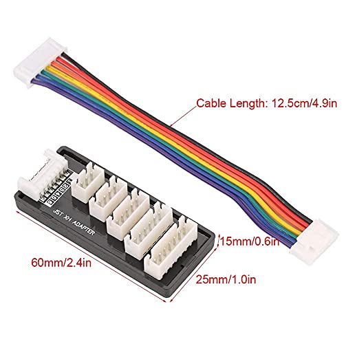 GTIWUNG 2Pcs Carga de Tarjeta de Adaptador, JST XH Equilibrio Adaptador de Carga en Paralelo Placa de expansión de Carga Junta for 2S-6S Li-Po batería