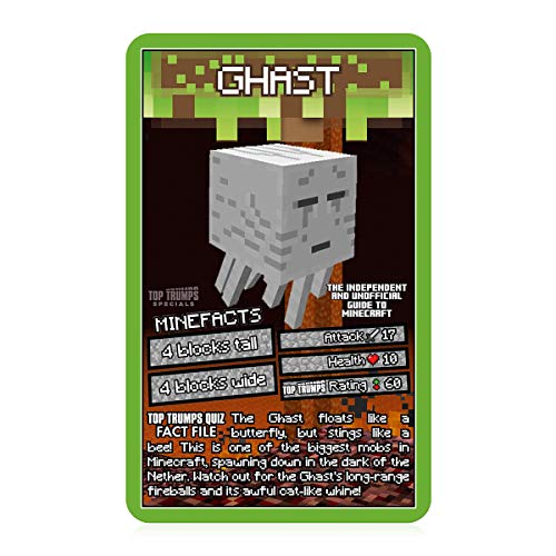 Guía Independiente y no Oficial para Minecraft Top Trumps Specials Juego de Cartas