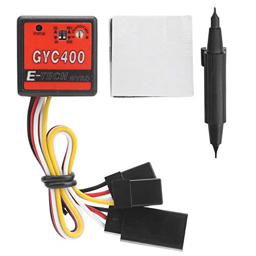 GYC400 RC Mini Gyroscope Module, Drift Drive Control for Remote Controlled Car Model for FUTABA / JR / Sanwa / Hi-Tec / GWS / FS etc. 3.6V - 6.5V