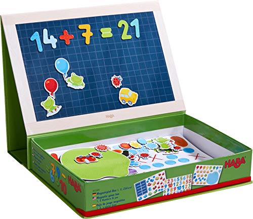 Haba 302589 - Juego Magnético 1, 2, a Contar Bien, Juego en Lata. Más de 3 años