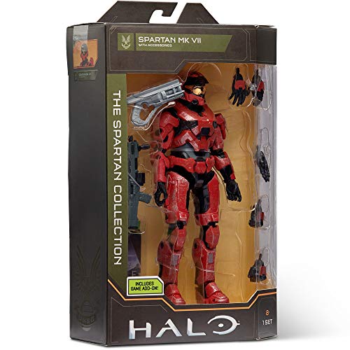 Halo HLW0020 Colección 6.5 - Spartan MK. VII (Infinito) Altamente articulado, Poseable con Accesorios de Armas a Escala para Jugar y Mostrar