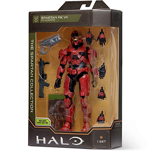 Halo HLW0020 Colección 6.5 - Spartan MK. VII (Infinito) Altamente articulado, Poseable con Accesorios de Armas a Escala para Jugar y Mostrar