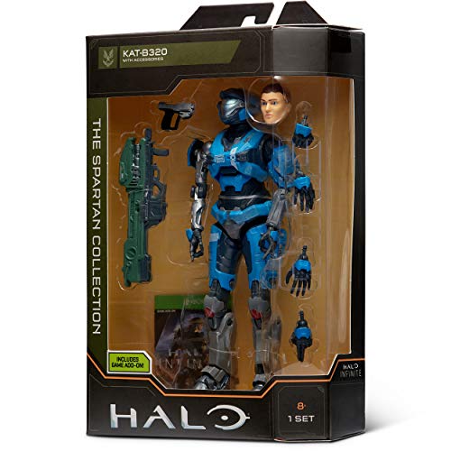 Halo The Collection-Spartan Kat de 16,5 cm con láser Magnum y Espartano Surtido de Figuras de Leyendas de 6.5 Pulgadas, Multicolor (Jazwares, LLC HLW0019)