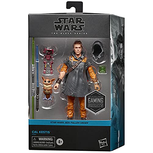 Hasbro Figura de Cal Kestis The Black Series Gaming Greats de 15 cm, Hasbro Wars: Figura Coleccionable, para niños a Partir de 4 años, F28215L0