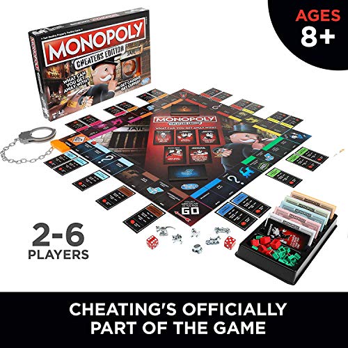 Hasbro Monopoly tramposos Edición con dinero de juego