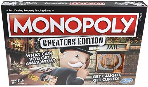 Hasbro Monopoly tramposos Edición con dinero de juego