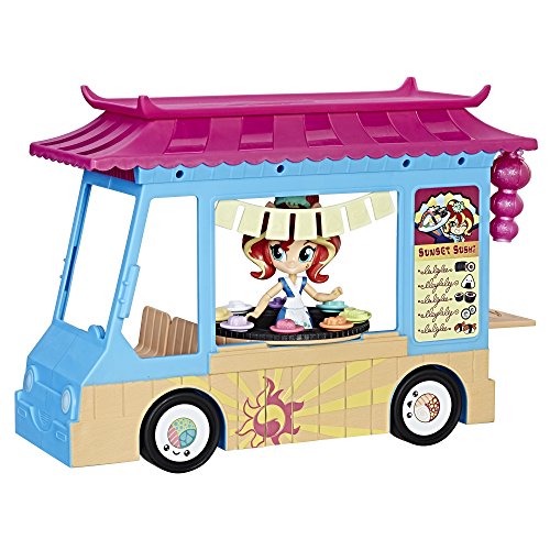 Hasbro My Little Pony Equestria Girls - Camioncito De Sushi - Kits de Figuras de Juguete para niños (5 año(s), Chica, Multicolor, Dibujos Animados, Animales, My Little Pony)