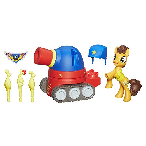 Hasbro My Little Pony Guardians of Harmony - Figura De Pony Cheese Sandwich con Festi-Tanque - Kits de Figuras de Juguete para niños (4 año(s), Niño/niña,, Dibujos Animados, Animales, My Little Pony)