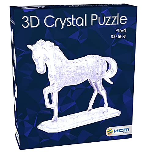 HCM Kinzel 9001 - Puzzle de cristal en 3D diseño Caballo [Importado de Alemania]