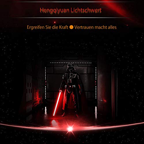 Hengqiyuan Star Wars Sable luz, Mango Metal Desmontable con Carga USB Experiencia Real Duelo Sable luz niños Adultos Sable de luz Juguete Regalo,Ice Blue