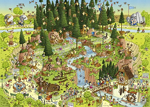 Heye- Black Forest Habitat Puzzle, Multicolor (HY29638)