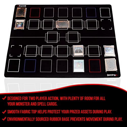 Hogdseirrs GMC Deluxe 2 Player Compatible Master Competition Pendulum Zone Yu-Gi-Oh Yugioh TCG Stadium Mat Board Playmat