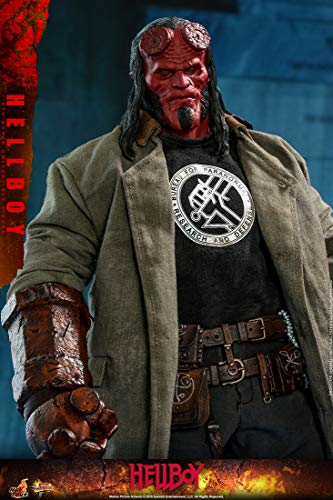 Hot Toys Figura Hellboy 32 cm. Hellboy (2019). Movie Masterpiece. Escala 1:6