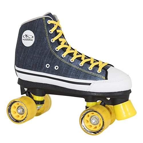 Hudora Patines de Roller de Patines en línea Blue Denim, Disco de Roller, Talla 36 – 42