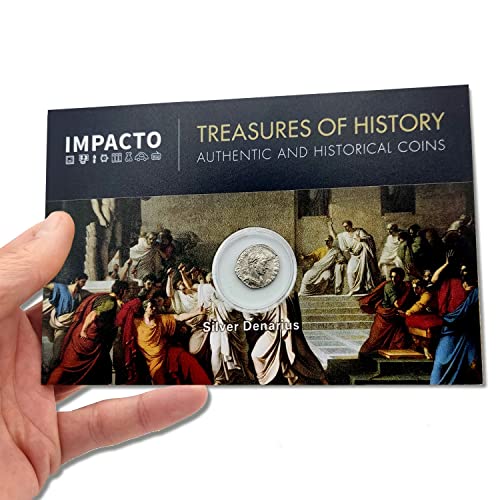 IMPACTO COLECCIONABLES Moneda Antigua Originale. El Dinero de Roma. Los Denarios de Plata del Imperio Romano