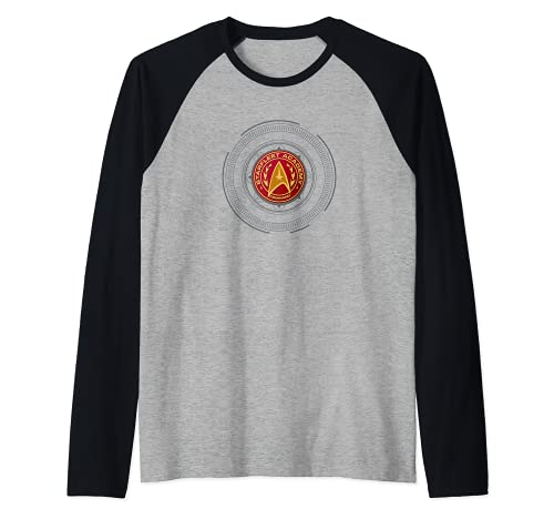 Insignia de comando de la Flota Estelar de Star Trek Camiseta Manga Raglan