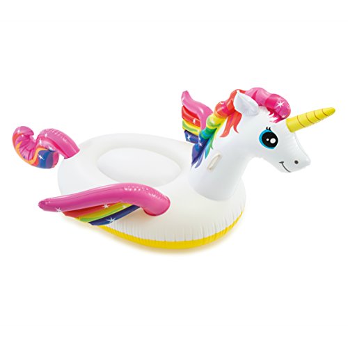 Intex 57561EP Unicornio n.a. Paseo Inflable, básico, 79 x 55 x 38 Pulgadas