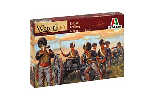 Italeri 6041 – Figuras a 1:72 de Napoleón y Tropas británicas. Figuras de artillería y vehículos